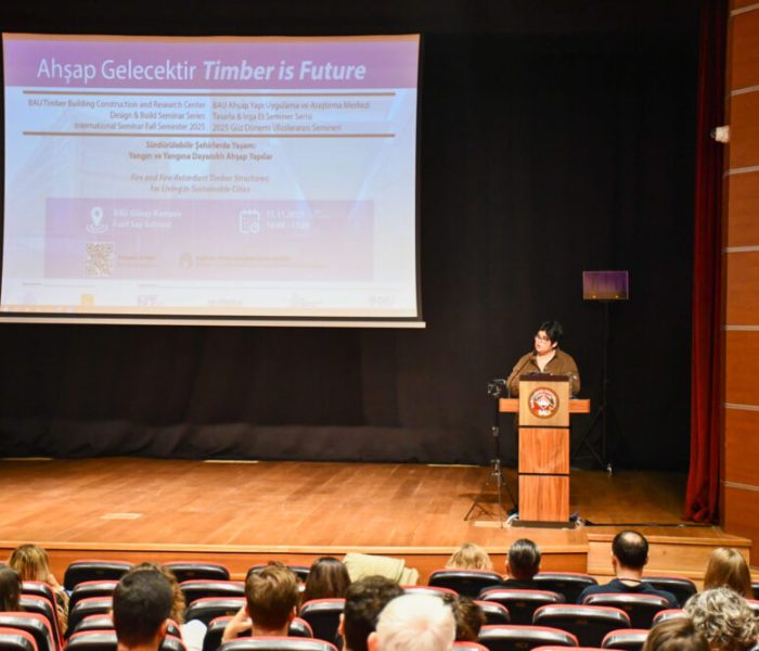 “Sürdürülebilir Şehirler İçin Ahşap”