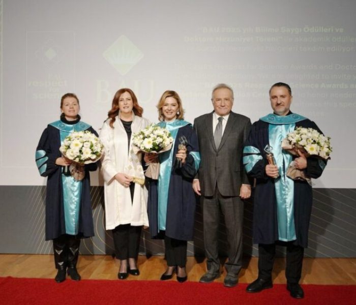 BAU 2025 Bilime Saygı Ödülleri sahiplerini buldu